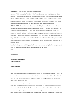 Sumary: This is the seuel to &ldquo;First Day of class&rdquo;