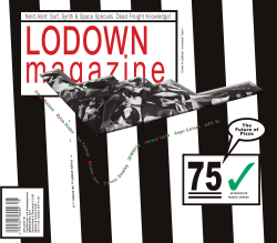 Interview with Lodown Magazine, 2010