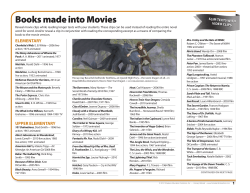 Books made into Movies