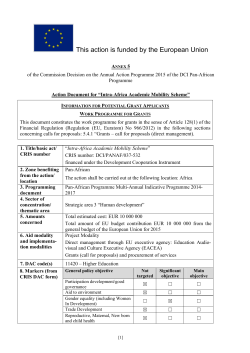 Intra-Africa Academic Mobility Scheme