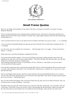 Small Frame Quotes