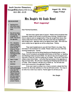 Mrs. Beagle`s 4th Grade News!