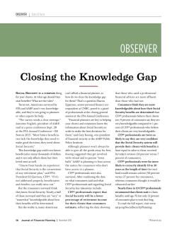 observer - Financial Planning Association