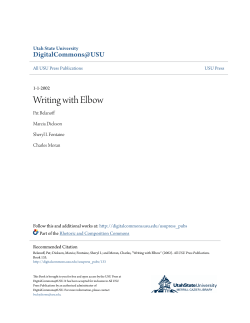 Writing with Elbow - DigitalCommons@USU