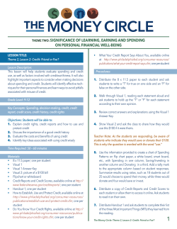 THEME TWO: SIGNIFICANCE OF LEARNING, EARNING AND