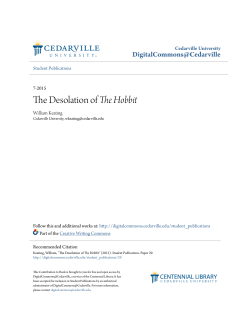 The Desolation of The Hobbit