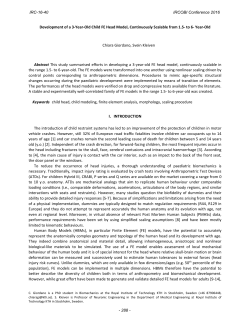 Development of a 3-Year-Old Child FE Head Model