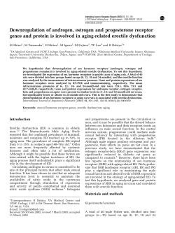 Downregulation of androgen, estrogen and progesterone