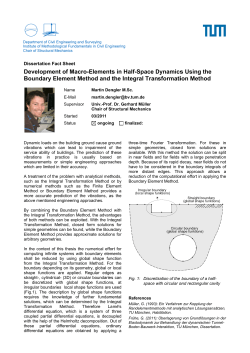 Develop Bounda pment of ary Eleme f Macro-E ent Meth