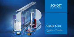 O ptical Glass
