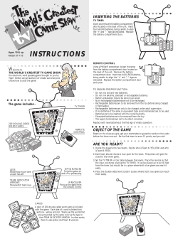 INSTRUCTIONS