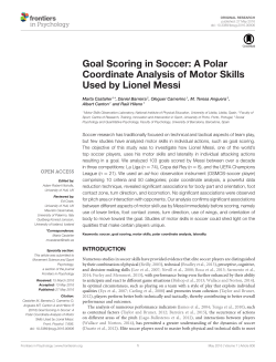 Goal Scoring in Soccer