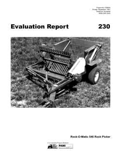 230 Rock-O-Matic 546 Rock Picker