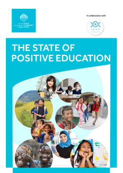 The State Of Positive Education