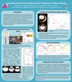 Laboratory Experients Exploring the Properties of Titan`s Liquids