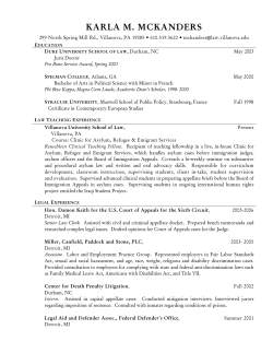 karla m. mckanders - Duke University School of Law