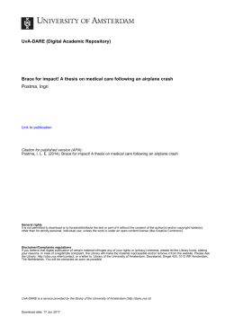 Preparing for mass casualty incidents and disasters. Part 1