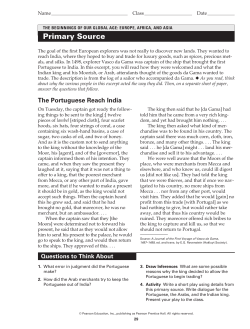 Portuguese Reach India