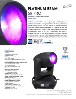 platinum beam 5R PRO