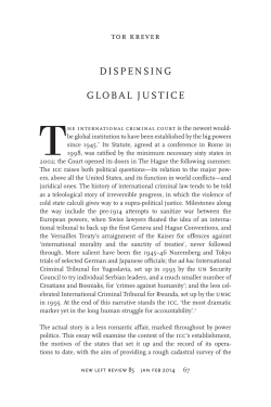Dispensing Global Justice