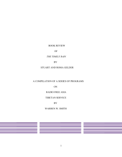 The Timely Rain - Radio Free Asia