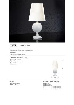 664410 / 7283 general information sizes sizes with