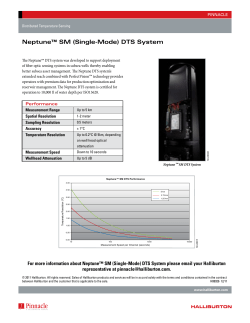 Neptune&trade; SM (Single-Mode) DTS System