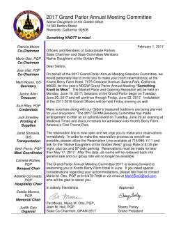 Knott`s Berry Farm Hotel - Native Daughters of the Golden West