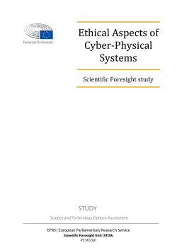 Ethical Aspects of Cyber-Physical Systems