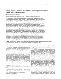 Energy transfer and flow in the solar