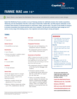 FANNIE MAE ARM 7-6(tm)