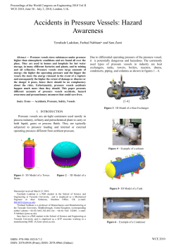 Accidents in Pressure Vessels: Hazard Awareness