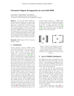 Permanent Magnet Arrangements for Low-Field NMR
