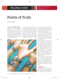 Points of Truth - IEEE Computer Society