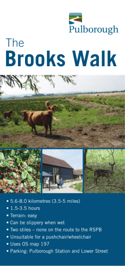Brooks Walk - Pulborough Community Partnership