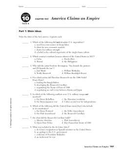 America Claims an Empire