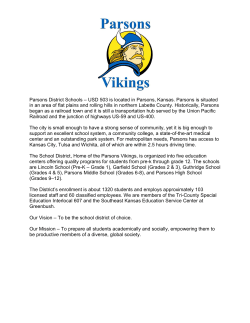 to learn more - Parsons District Schools