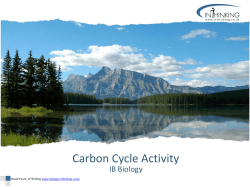 slideshow with carbon cycle images