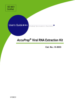 AccuPrep&reg; Viral RNA Extraction Kit