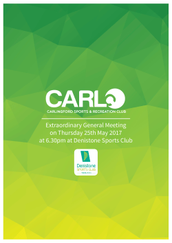 Notice for the Extraordinary General Meeting