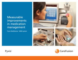 Pyxis MedStation 4000 Brochure