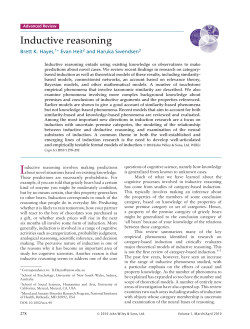 Inductive reasoning