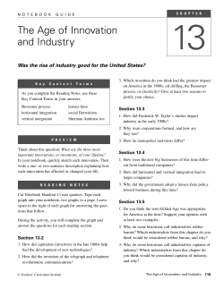 TCI Ch 13 Age of Innovation