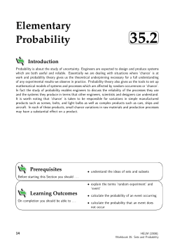 Elementary Probability