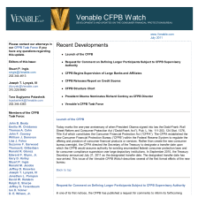 developments and updates on the consumer