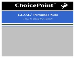 How to Read the Report