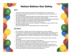 Helium Balloon Gas Safety