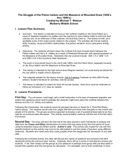 The Struggle of the Plains Indians