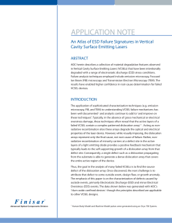 An Atlas of ESD Failure Signatures in Vertical Cavity