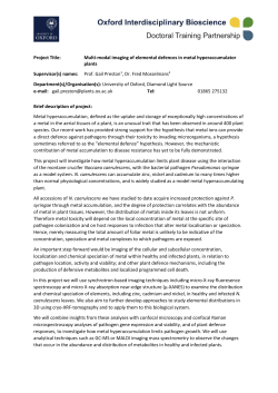 Diamond Light Source - Interdisciplinary Bioscience DTP